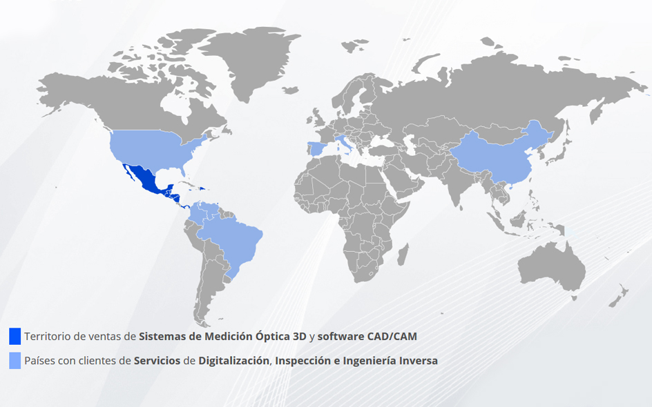 CIM Co. mapa territorio