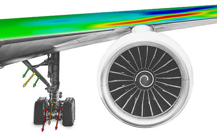 Imagen a color ilustrativa que sirve para describir las aplicaciones de la metrología en la industria aeroespacial