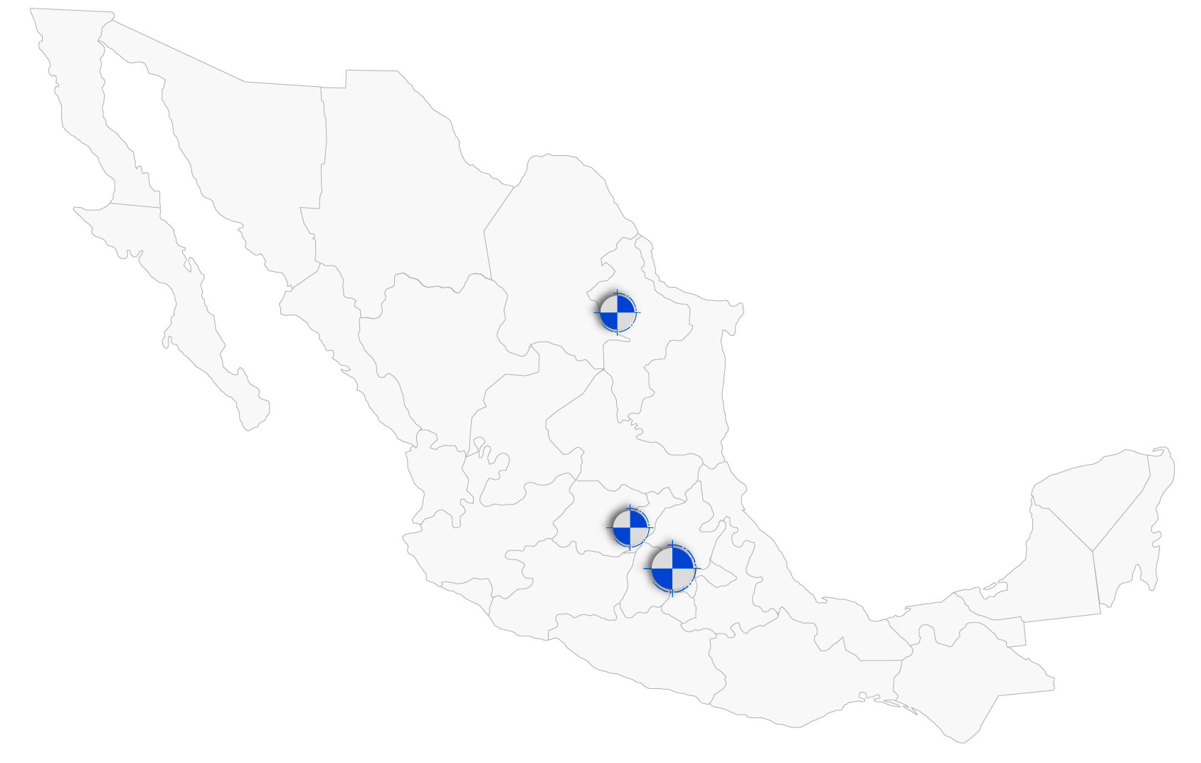ubicaciones de cimco en la republica mexicana