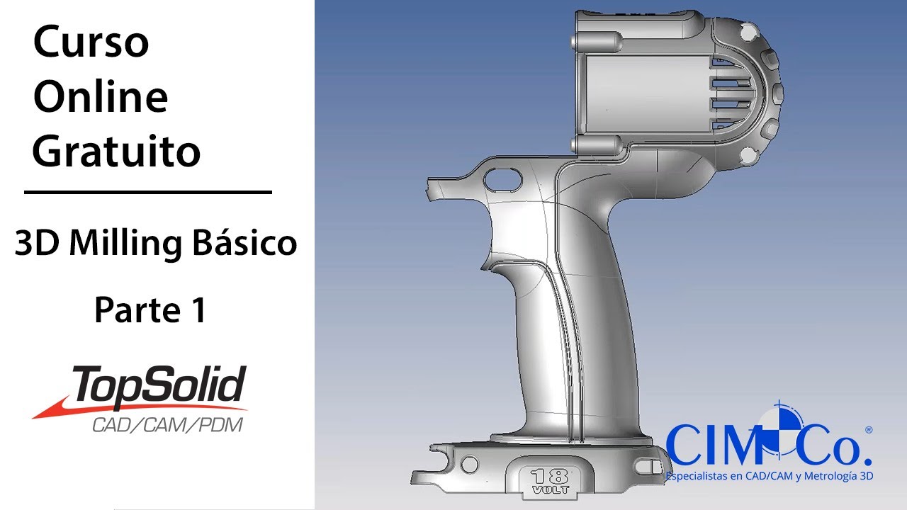 imagen miniatura de un curso online de milling 3d en topsolid 1