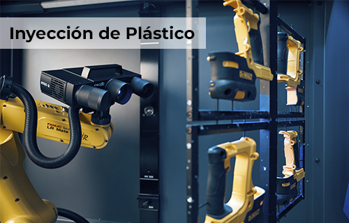 Inspección de piezas plásticas