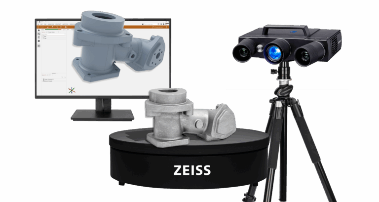 Proceso de escaneo 3D y digitalización para ingeniería inversa