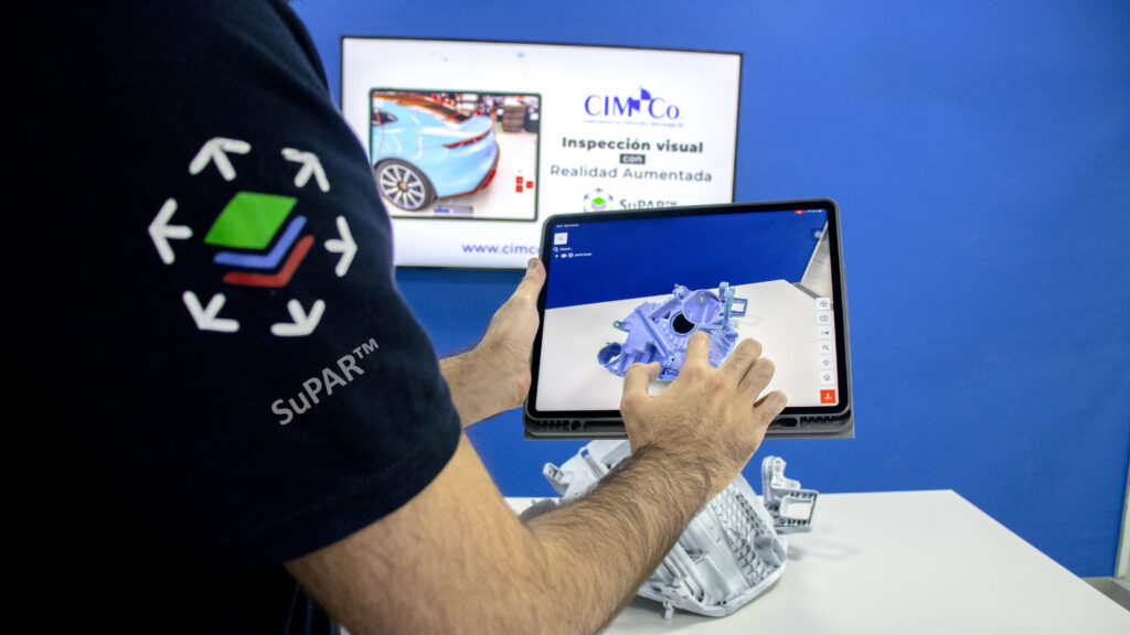 Inspección Visual con Realidad Aumentada utilizado en la industria 4.0 para optimizar los procesos de control de calidad industrial