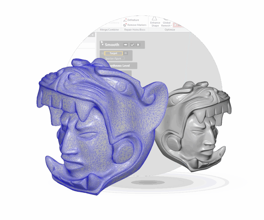 Escaneo 3D de pieza industrial para ingeniería inversa