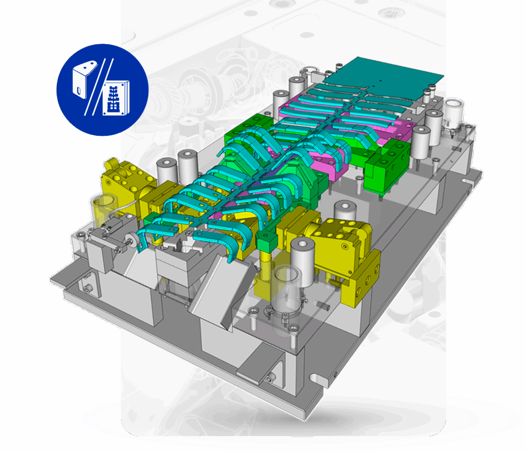 Diseño y fabricación de troqueles progresivos en 3D