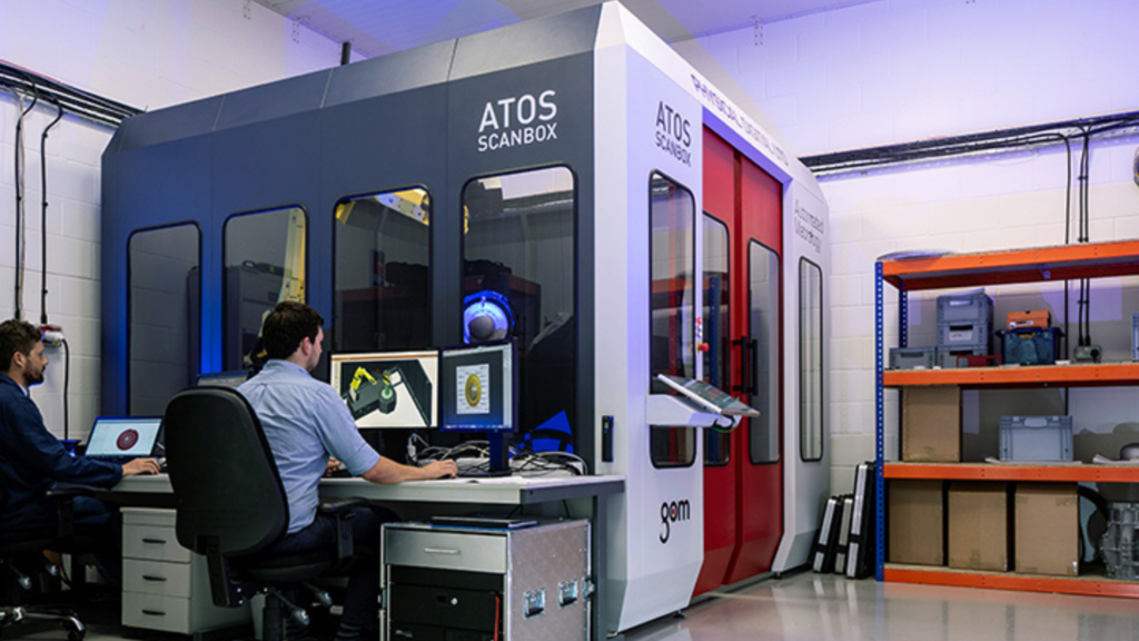 Primer Sistema GOM ScanBox instalado en la planta de Volkwagen México