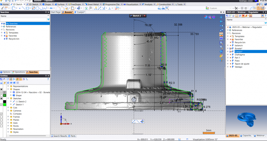 Ingeniería Inversa con TopSolid