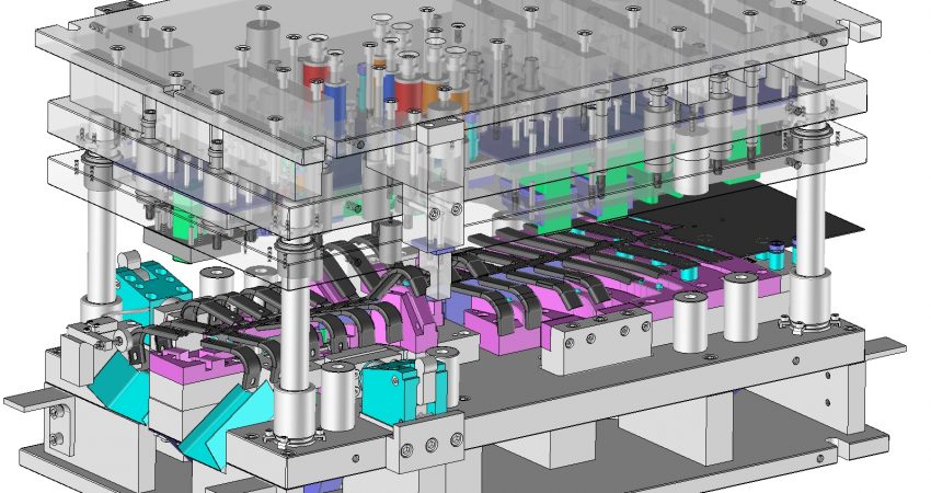 Diseño y fabricación de troqueles progresivos en 3D